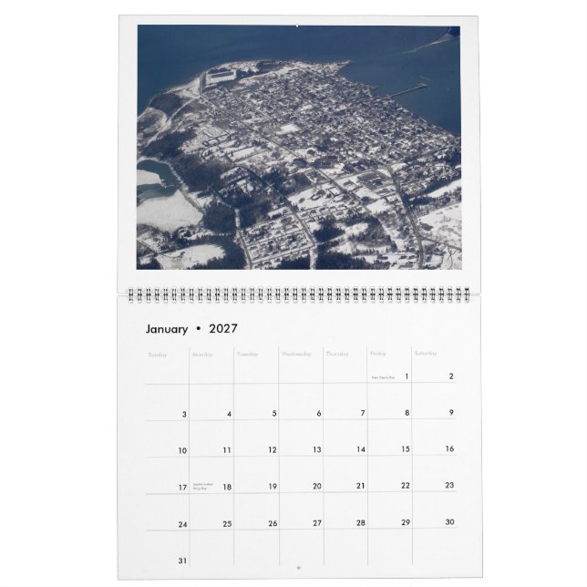2008 Charlotte County, NB Calendar Kalender (Jan 2027)