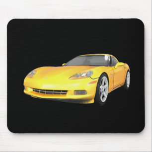 2008 Corvette: Idrottsbil: Gult Avslutar: Musmatta