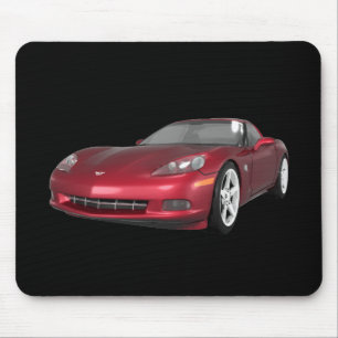 2008 Corvette: Sportbil: Candy Apple Finish: Musmatta