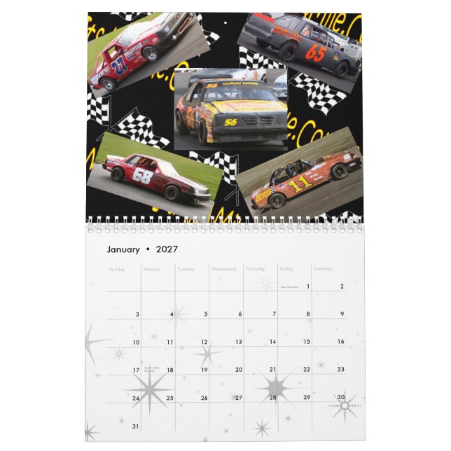 2008 dess allt en Milekalender Kalender (Jan 2027)