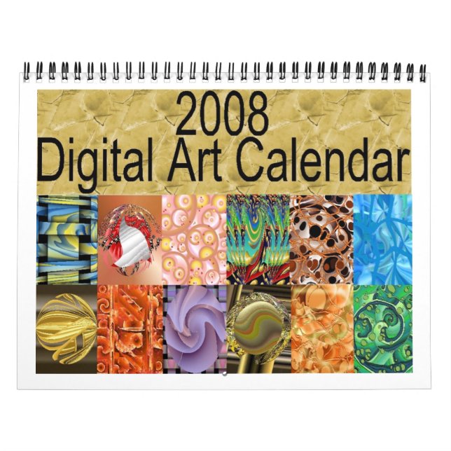 2008 Digital konstkalender Kalender (Omslag)