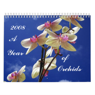 2008 ett år av Orchids Kalender