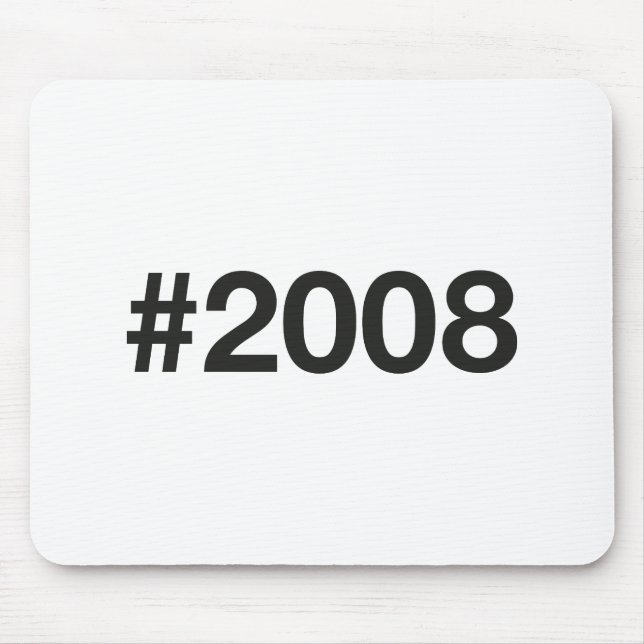 2008 Hashtag 17 födelsedagen Musmatta (Framsidan)