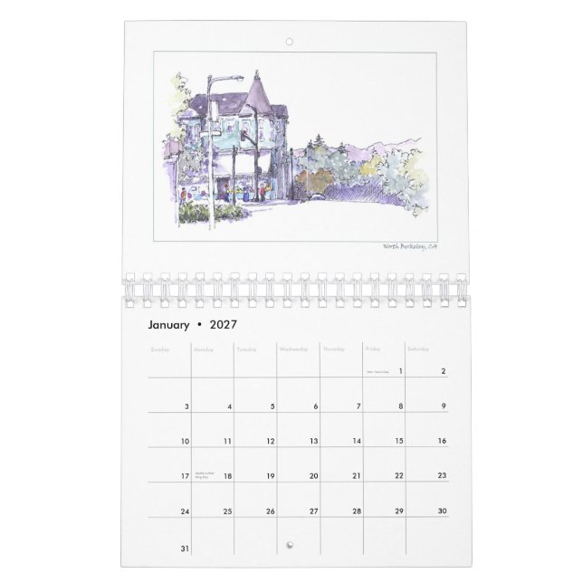 2008 skissa kalendern kalender (Jan 2027)