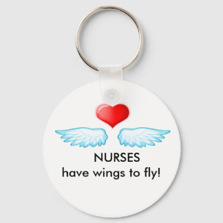 2009111418528, NURSES har vingar att flyga! Nyckelring