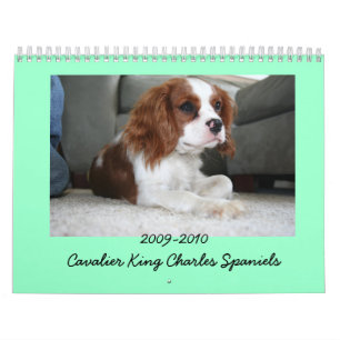2009-2010 stolt Spanielkalender för kung Charles Kalender