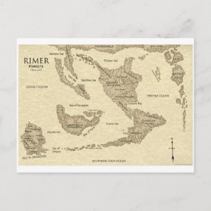 2009 års internationella karta över Ryssland Vykort