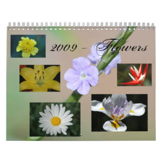2009 - Blommor Kalender