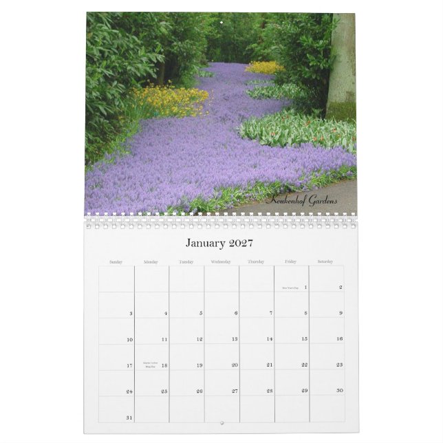 2009 blommor kalender (Jan 2027)