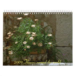 2009 blommor kalender