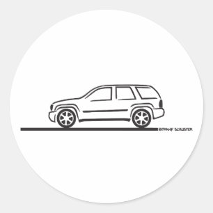 2009 Chevy Trailblazer SS Runt Klistermärke