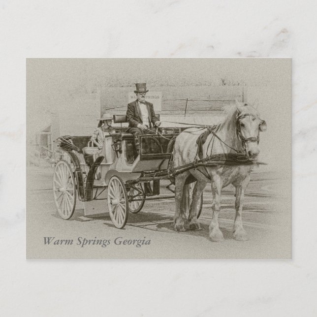 2009 eller 1909?, Warm Vår Georgia Vykort (Framsida)