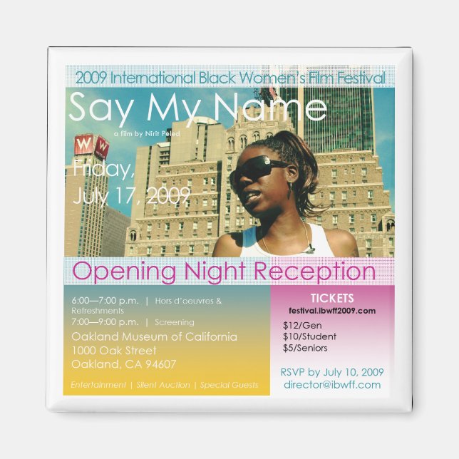 2009 IBWFF minneshögtid Magnet (Framsidan)