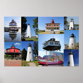 2009 Maryland Lighthouse-utmaning Poster
