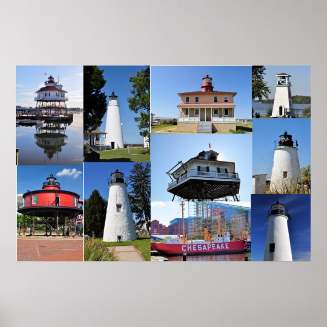 2009 Maryland Lighthouse-utmaning Poster (Framsidan)