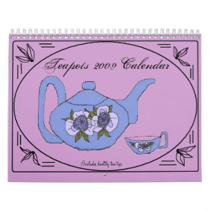 2009 skräddarsy tekannor - kalender