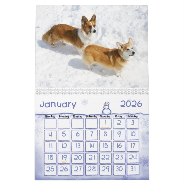 2009 walesiska Corgikalender Kalender (Jan 2026)