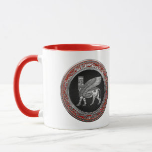 [200] Assyrian Winged Bull - Silver Lamassu Mugg