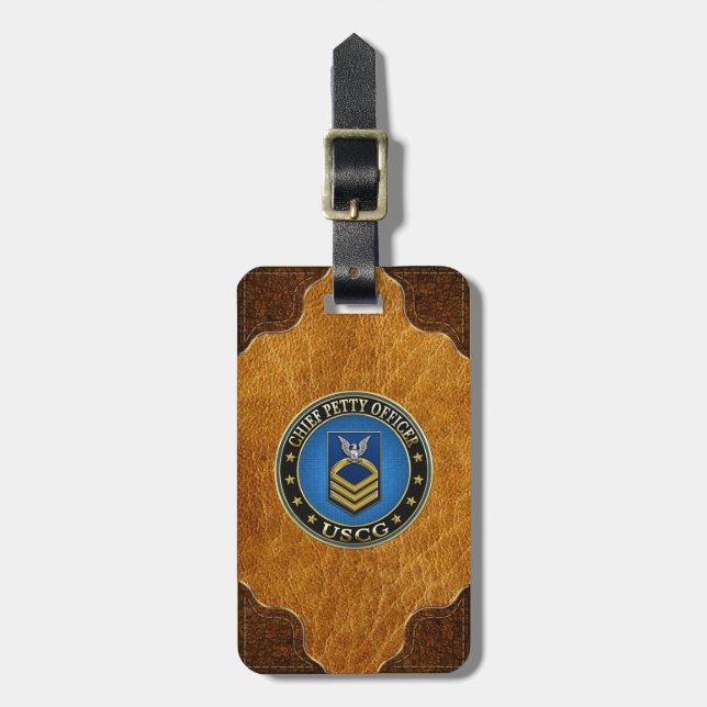[200] CG: Chief Petty Officer (CPO) Bagagebricka (Vertikal Framsida)