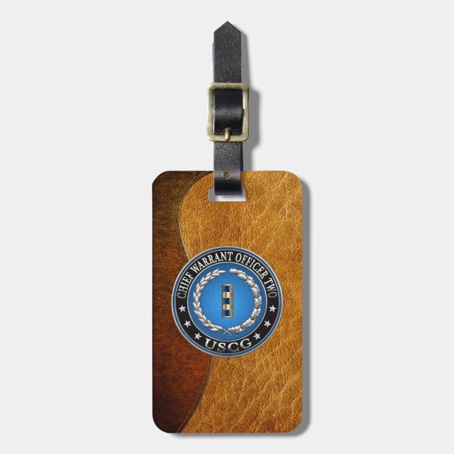 [200] CG: Chief Warrant Officer 2 (CWO2) Bagagebricka (Vertikal Framsida)