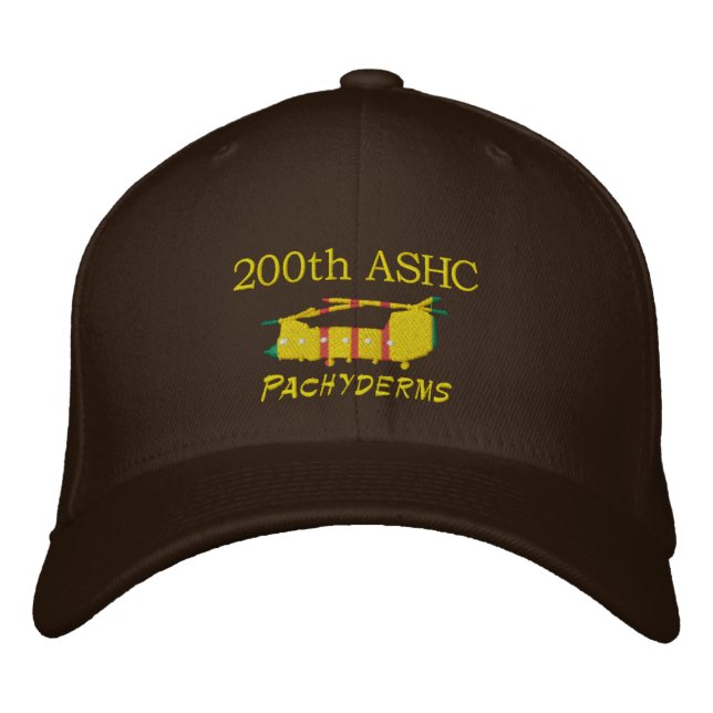 200:e ASHC Vietnam CH-47 Embroized Hat Broderad Keps (Framsida)