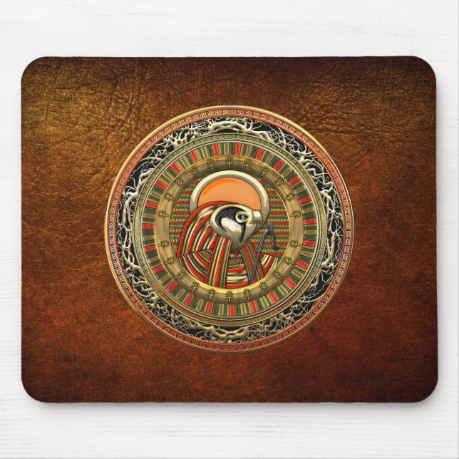 [200] Egyptiska Sol gud Ra Musmatta (Framsidan)