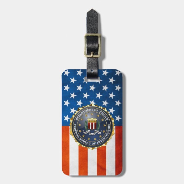 [200] FBI Speciell Edition Bagagebricka (Vertikal Framsida)