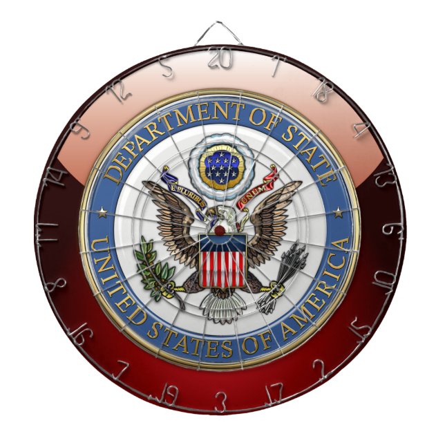 [200] Förenta staternas utrikesdepartement Emblem  Piltavla (Framsidan)