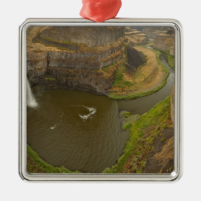 200 fot i nationalparken Palouse Falls Julgransprydnad Metall (Framsidan)