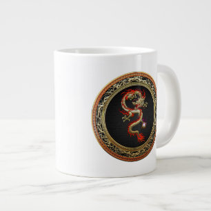 [200] Golden Chinese Dragon Fucanglong Jumbo Mugg
