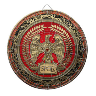 [200] Guld Roman Imperial Eagle Darttavla