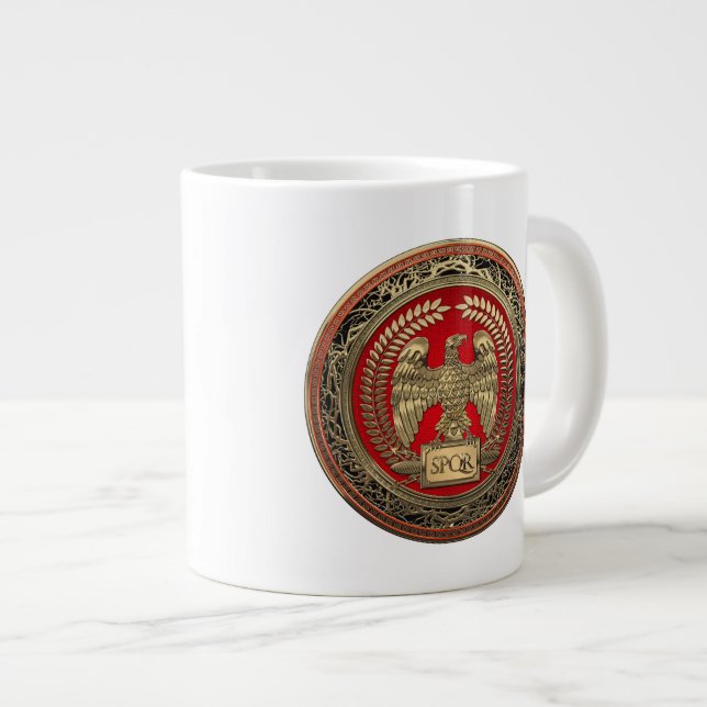 [200] Guld Roman Imperial Eagle Jumbo Mugg (Framsida höger)