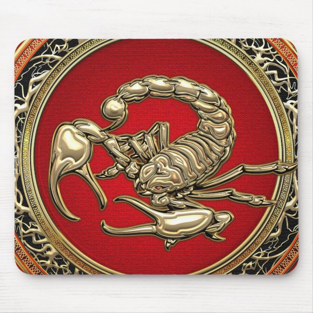 [200] Helig Golden Scorpion on Red Musmatta (Framsidan)