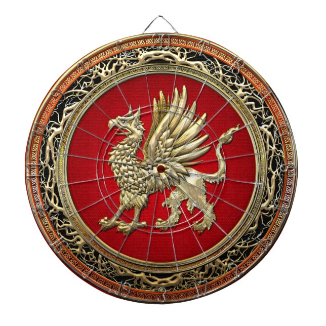 [200] Helig Guld Griffin Darttavla (Framsidan)