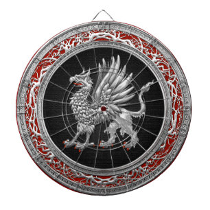 [200] Helig Silver Griffin Darttavla