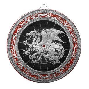 [200] Isländsk drake, Landvættir [silver] Piltavla