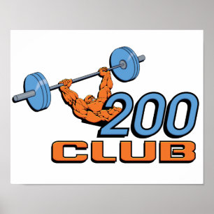 200 Klubbar Poster