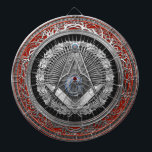 [200] Ledar- Mason - silver kvadrerar & passare Darttavla<br><div class="desc">Introducera samlingen "för forntida brödraskap" vid Serge Averbukh och att ställa ut heraldik och gradbeteckning av olika historiska brödraskap, beställer samhällen och. Här ska du fynd lappar att presentera en 3rd juvel för gradMasonsilver - den ledar- masonen kvadrerar och passare Kvadrera och passaren (eller, korrektare, en kvadrera och en uppsättning...</div>