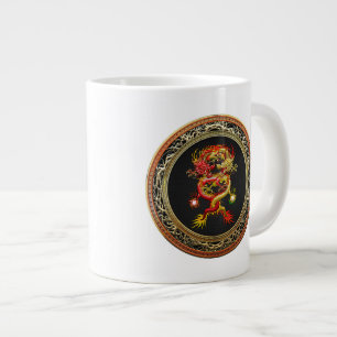 [200] Röda och Gult Dragons Jumbo Mugg