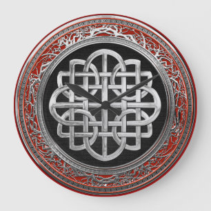 [200] Sakral Celtic silverfnurrakor Stor Klocka