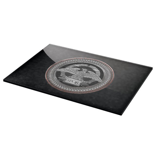 [200] Silver Roman Imperial Eagle över Medallion (Hörn)