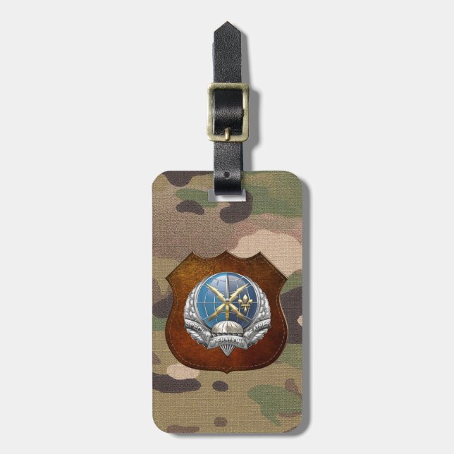 [200] SOWT Emblem Bagagebricka (Vertikal Framsida)
