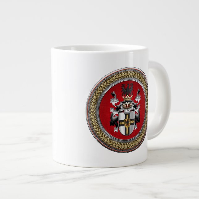 [200] Teutonisk beställning Jackande av Arm Jumbo Mugg (Framsida höger)