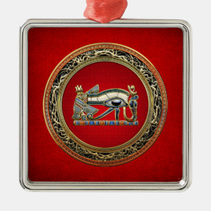 [200] Treasure Trove: Öga i Horus Julgransprydnad Metall