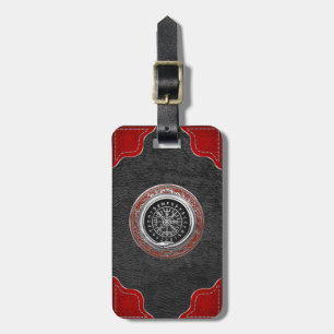 [200] Vegvisir - Viking Silver Magic Runic Compass Bagagebricka