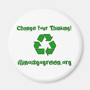 200px-Recycle001.svg ändrar ditt tänkande! , il Magnet