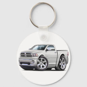 2010-12 Ram White Lastbil Nyckelring