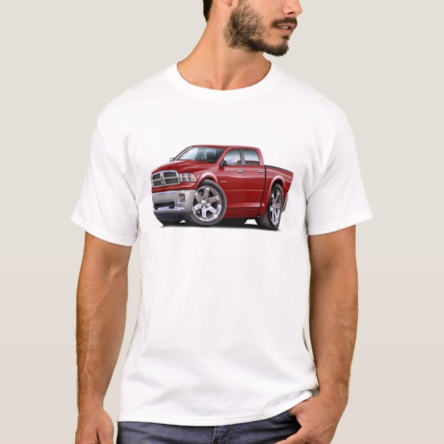 2010-12 ramma den dubbelrödbruna lastbilen tee (Framsida)