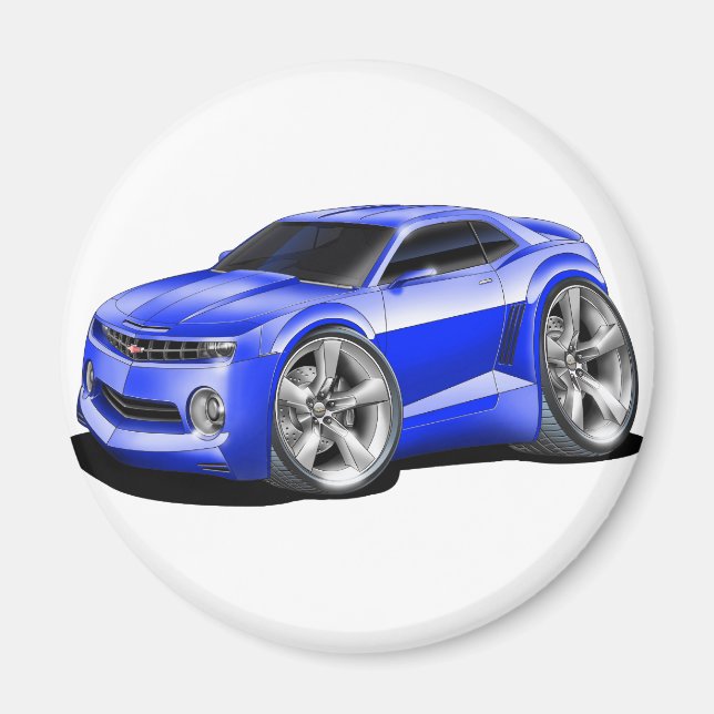 2010-2011 - Camaro Blue Car Magnet (Framsidan)