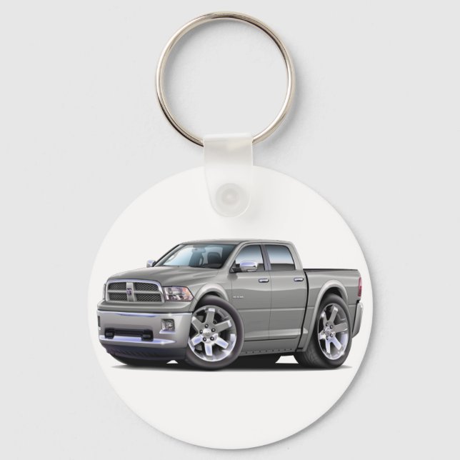 2010-2012 Ram Lastbil med dubbla Silver Nyckelring (Framsida)